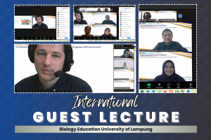 Tingkatkan Reputasi Internasional, Pendidikan Biologi FKIP Universitas Lampung Hadirkan Expert VR dalam International Guest Lecture