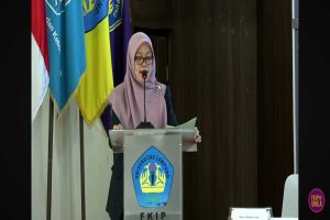 “Berti Yolida Sampaikan Orasi Ilmiah ‘Penguatan Kolaborasi melalui Reflective Teaching’ pada Puncak Dies Natalis ke-58 FKIP Unila”